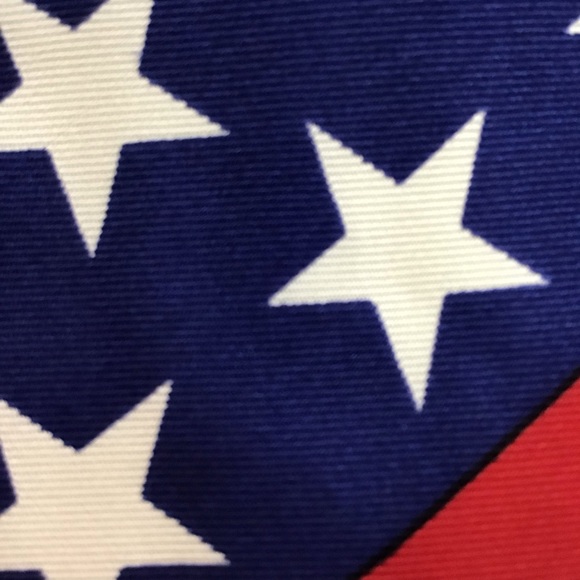 100% Silk In Honor of America Manhattan USA Patriotic Red White & Blue Neck Tie - Picture 3 of 7